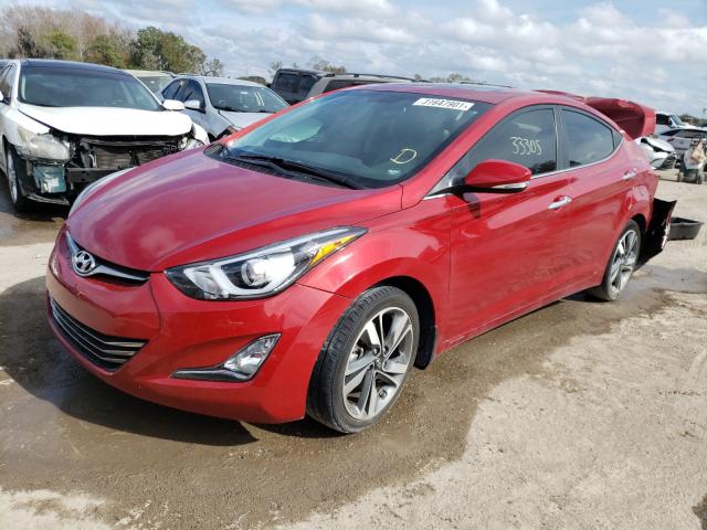 Photo 1 VIN: KMHDH4AE3GU597445 - HYUNDAI ELANTRA SE 