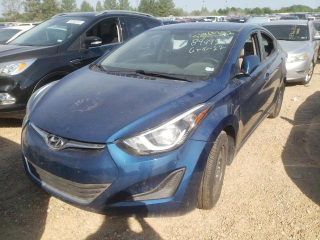 Photo 1 VIN: KMHDH4AE3GU619167 - HYUNDAI ELANTRA SE 