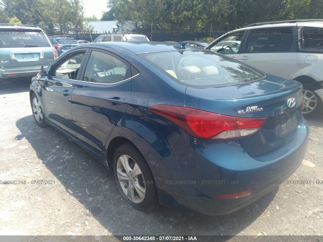 Photo 2 VIN: KMHDH4AE3GU623025 - HYUNDAI ELANTRA 