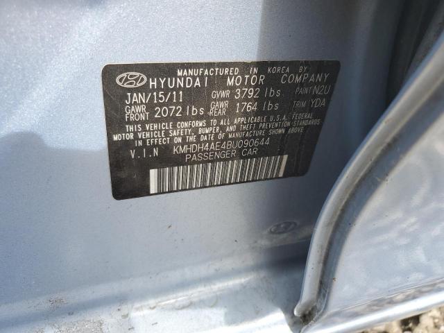 Photo 9 VIN: KMHDH4AE4BU090644 - HYUNDAI ELANTRA GL 