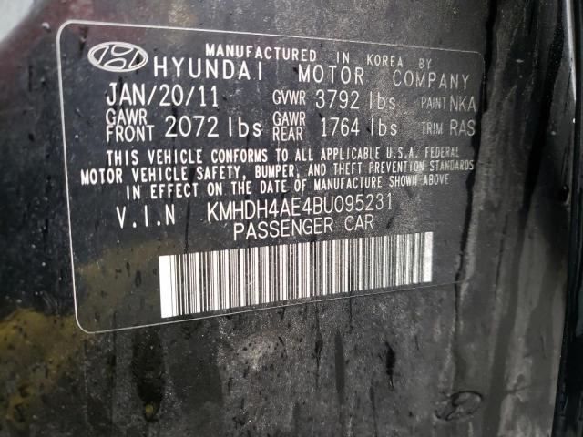 Photo 11 VIN: KMHDH4AE4BU095231 - HYUNDAI ELANTRA GL 