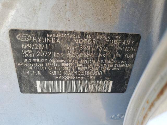 Photo 11 VIN: KMHDH4AE4BU164208 - HYUNDAI ELANTRA GL 