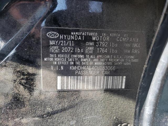 Photo 9 VIN: KMHDH4AE4CU183066 - HYUNDAI ELANTRA GL 