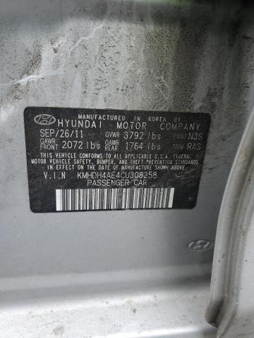 Photo 11 VIN: KMHDH4AE4CU308258 - HYUNDAI ELANTRA 