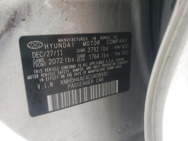 Photo 9 VIN: KMHDH4AE4CU408991 - HYUNDAI ELANTRA GL 