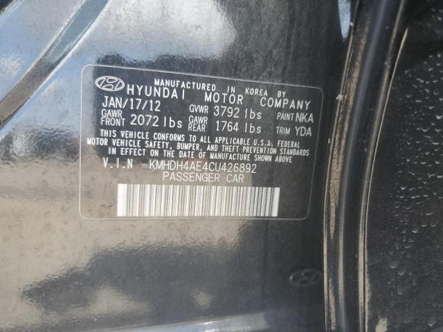 Photo 11 VIN: KMHDH4AE4CU426892 - HYUNDAI ELANTRA 