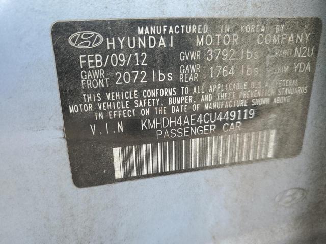 Photo 12 VIN: KMHDH4AE4CU449119 - HYUNDAI ELANTRA GL 