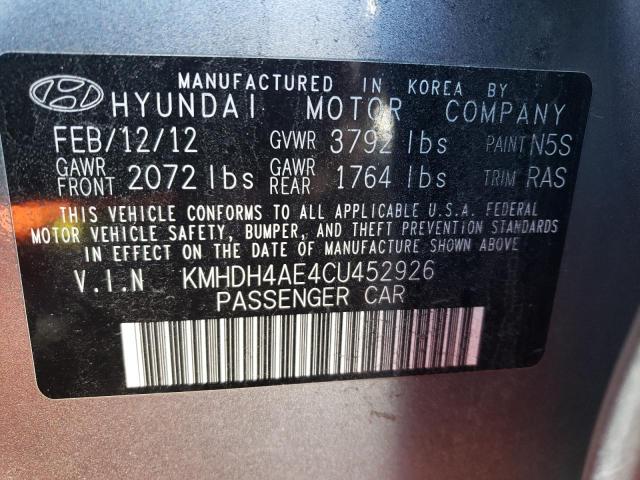 Photo 11 VIN: KMHDH4AE4CU452926 - HYUNDAI ELANTRA 