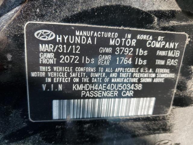 Photo 9 VIN: KMHDH4AE4DU503438 - HYUNDAI ELANTRA GL 