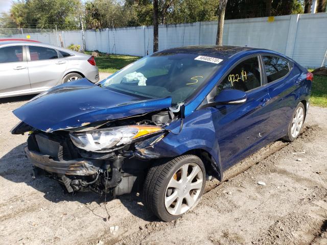 Photo 1 VIN: KMHDH4AE4DU505450 - HYUNDAI ELANTRA GL 