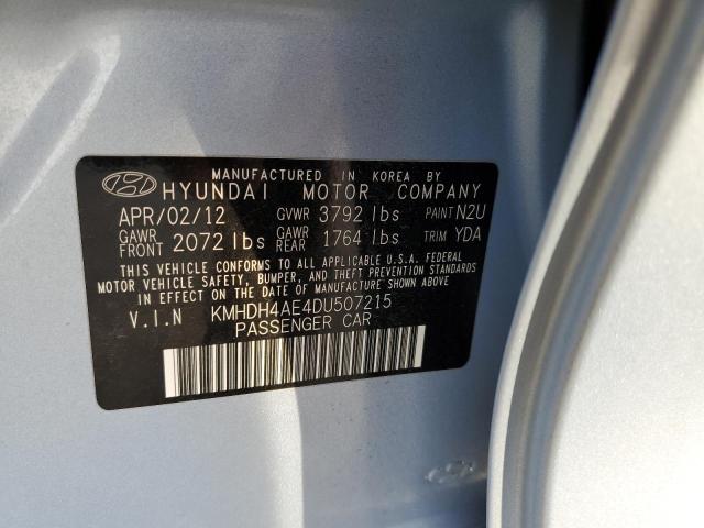 Photo 11 VIN: KMHDH4AE4DU507215 - HYUNDAI ELANTRA GL 