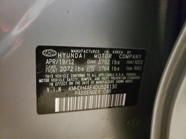 Photo 9 VIN: KMHDH4AE4DU524130 - HYUNDAI ELANTRA GL 