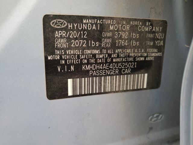 Photo 9 VIN: KMHDH4AE4DU525021 - HYUNDAI ELANTRA GL 