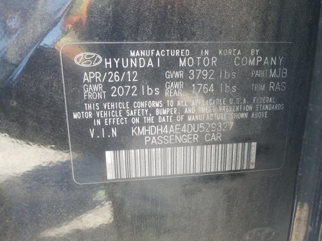 Photo 9 VIN: KMHDH4AE4DU529327 - HYUNDAI ELANTRA 