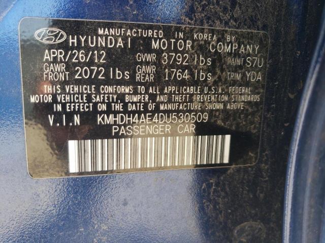 Photo 11 VIN: KMHDH4AE4DU530509 - HYUNDAI ELANTRA 