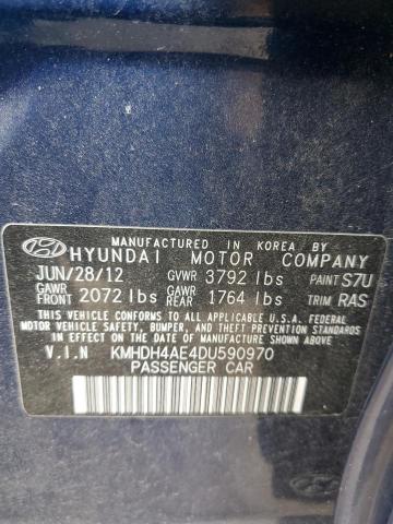 Photo 11 VIN: KMHDH4AE4DU590970 - HYUNDAI ELANTRA 