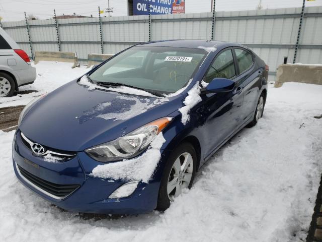 Photo 1 VIN: KMHDH4AE4DU615527 - HYUNDAI ELANTRA GL 