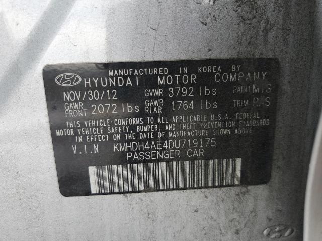 Photo 11 VIN: KMHDH4AE4DU719175 - HYUNDAI ELANTRA 