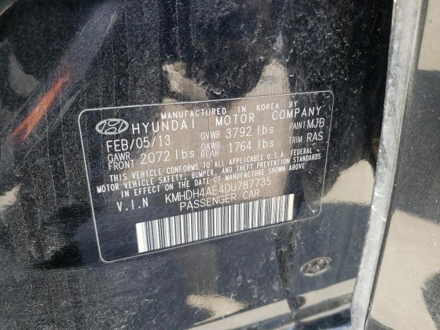 Photo 11 VIN: KMHDH4AE4DU787735 - HYUNDAI ELANTRA GL 