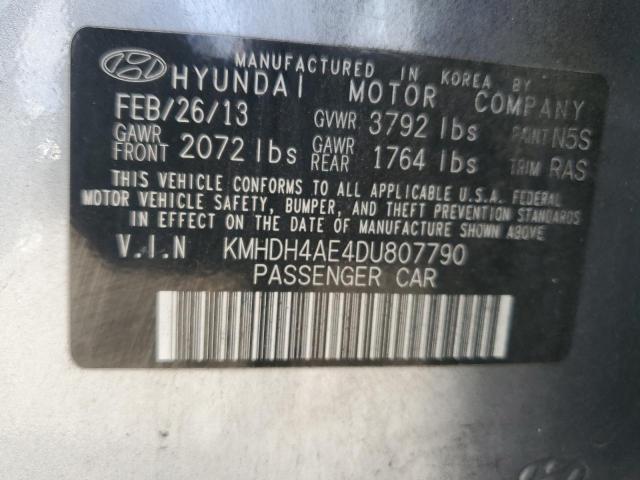 Photo 11 VIN: KMHDH4AE4DU807790 - HYUNDAI ELANTRA 