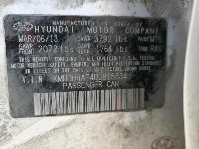 Photo 11 VIN: KMHDH4AE4DU815534 - HYUNDAI ELANTRA GL 