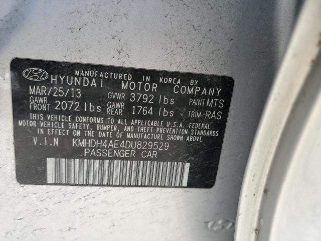 Photo 11 VIN: KMHDH4AE4DU829529 - HYUNDAI ELANTRA GL 