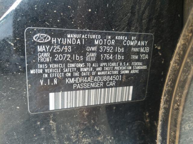 Photo 9 VIN: KMHDH4AE4DU884501 - HYUNDAI ELANTRA 