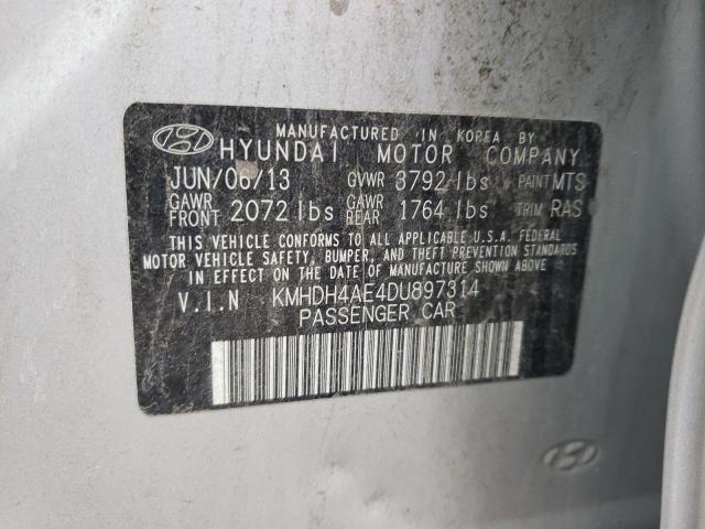 Photo 11 VIN: KMHDH4AE4DU897314 - HYUNDAI ELANTRA 