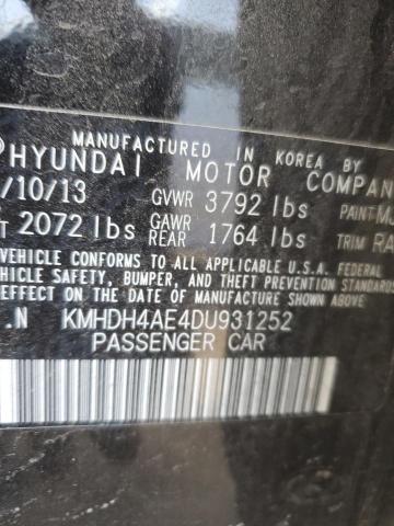 Photo 11 VIN: KMHDH4AE4DU931252 - HYUNDAI ELANTRA 