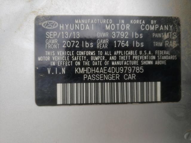 Photo 11 VIN: KMHDH4AE4DU979785 - HYUNDAI ELANTRA 