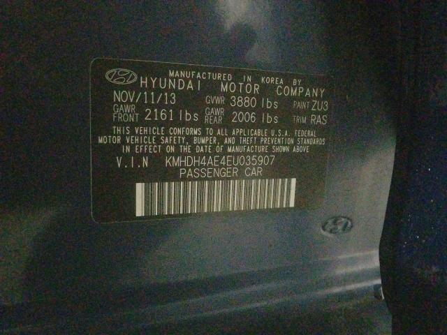 Photo 9 VIN: KMHDH4AE4EU035907 - HYUNDAI ELANTRA SE 