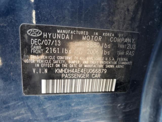 Photo 11 VIN: KMHDH4AE4EU066879 - HYUNDAI ELANTRA SE 