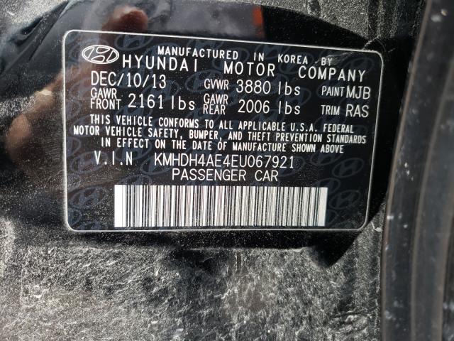 Photo 9 VIN: KMHDH4AE4EU067921 - HYUNDAI ELANTRA SE 