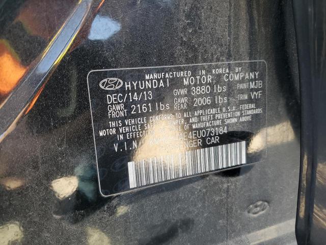 Photo 12 VIN: KMHDH4AE4EU073184 - HYUNDAI ELANTRA SE 