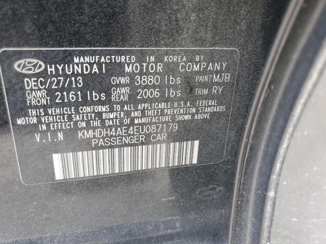 Photo 12 VIN: KMHDH4AE4EU087179 - HYUNDAI ELANTRA SE 