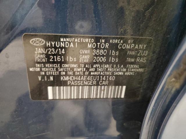 Photo 11 VIN: KMHDH4AE4EU114140 - HYUNDAI ELANTRA SE 