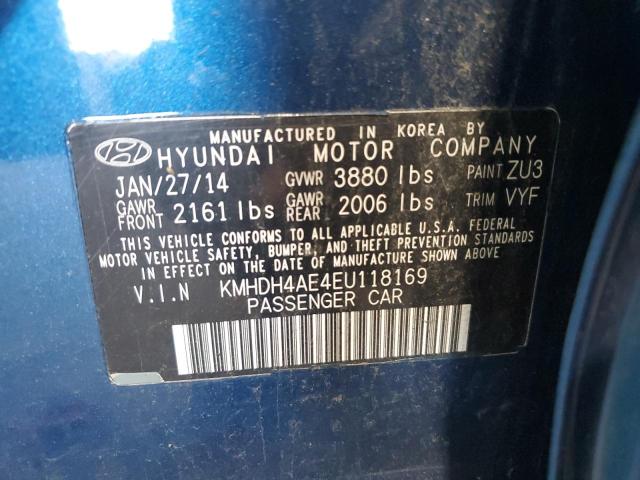 Photo 11 VIN: KMHDH4AE4EU118169 - HYUNDAI ELANTRA SE 