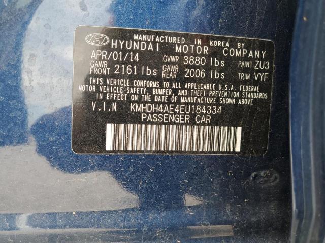 Photo 11 VIN: KMHDH4AE4EU184334 - HYUNDAI ELANTRA SE 