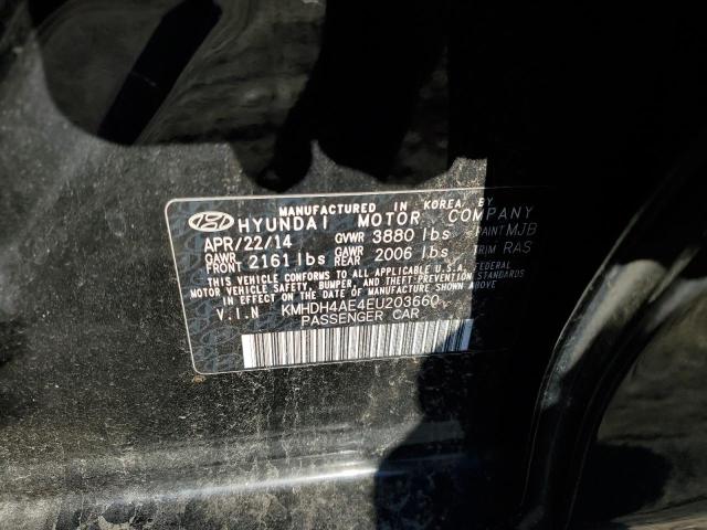 Photo 11 VIN: KMHDH4AE4EU203660 - HYUNDAI ELANTRA 