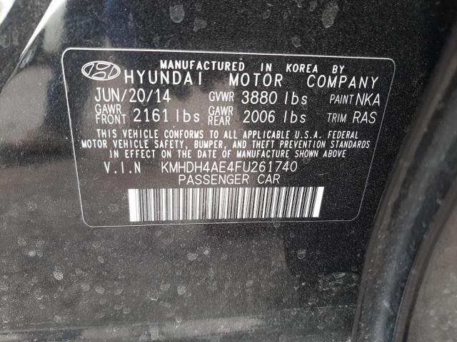 Photo 9 VIN: KMHDH4AE4FU261740 - HYUNDAI ELANTRA SE 