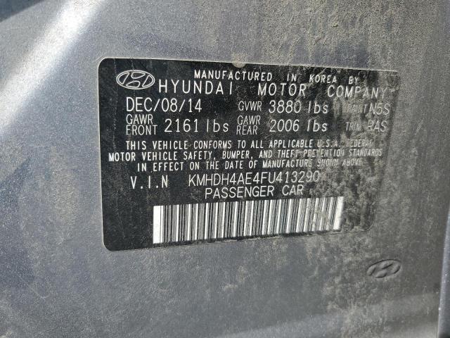 Photo 12 VIN: KMHDH4AE4FU413290 - HYUNDAI ELANTRA SE 