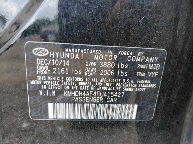 Photo 11 VIN: KMHDH4AE4FU415427 - HYUNDAI ELANTRA SE 