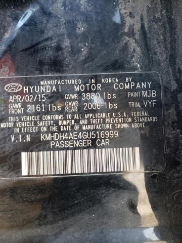 Photo 11 VIN: KMHDH4AE4GU516999 - HYUNDAI ELANTRA 