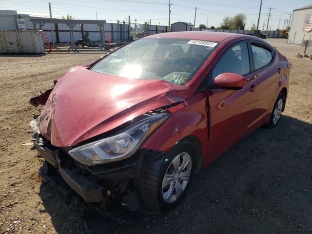 Photo 1 VIN: KMHDH4AE4GU517666 - HYUNDAI ELANTRA SE 