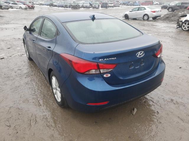 Photo 2 VIN: KMHDH4AE4GU520762 - HYUNDAI ELANTRA SE 