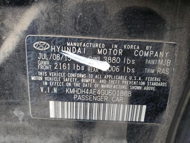 Photo 11 VIN: KMHDH4AE4GU601888 - HYUNDAI ELANTRA SE 