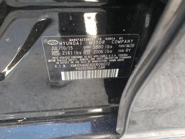 Photo 9 VIN: KMHDH4AE4GU606072 - HYUNDAI ELANTRA SE 