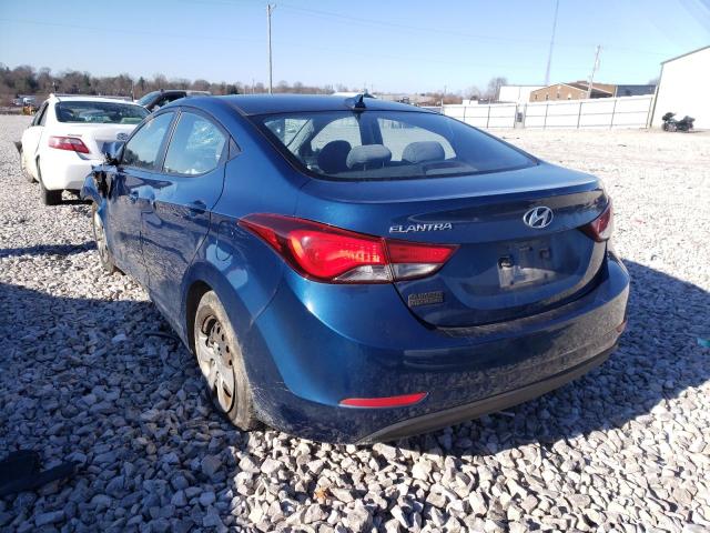 Photo 2 VIN: KMHDH4AE4GU620621 - HYUNDAI ELANTRA SE 