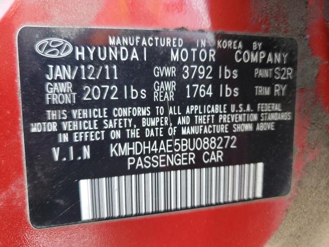 Photo 11 VIN: KMHDH4AE5BU088272 - HYUNDAI ELANTRA 