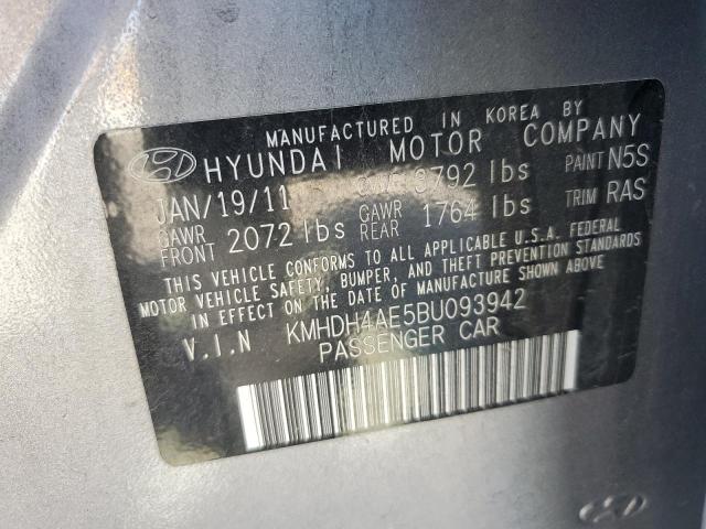 Photo 11 VIN: KMHDH4AE5BU093942 - HYUNDAI ELANTRA 